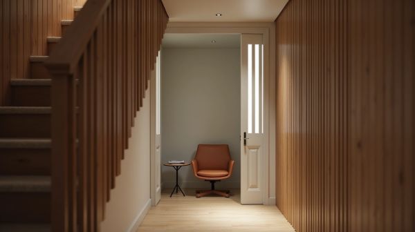 Optimisez votre espace avec une cabine insonorisée sous escalier