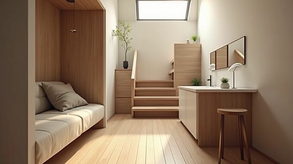 Optimisez votre espace avec une cabine insonorisée sous escalier